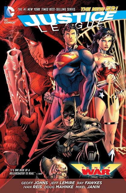 Justice League Trinity War comic page